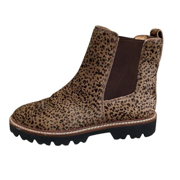 Madewell The Citywalk Lugsole Chelsea Boot Real Calf Hair Leather Womens Size 7 - Picture 4 of 9